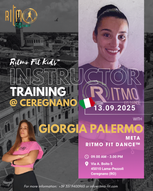 🇮🇹 Ceregnano 13/09/2025 ➡️ INSTRUCTOR TRAINING - Ritmo Fit Kids™